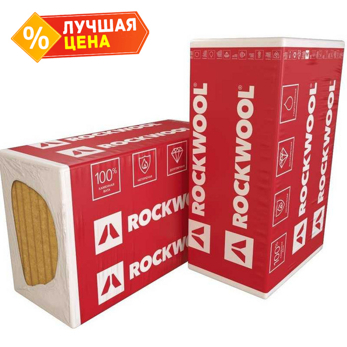 Утеплитель Роквул Венти Баттс Д 200х1000х1200